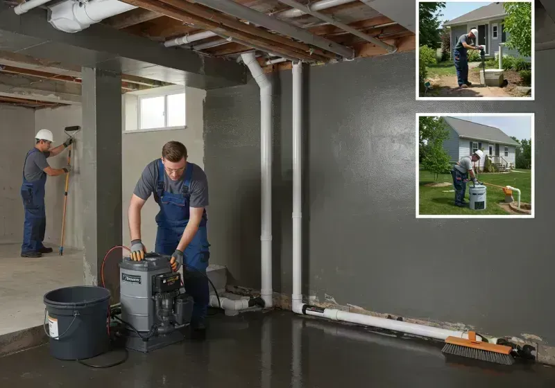 Basement Waterproofing and Flood Prevention process in Cortland, IL